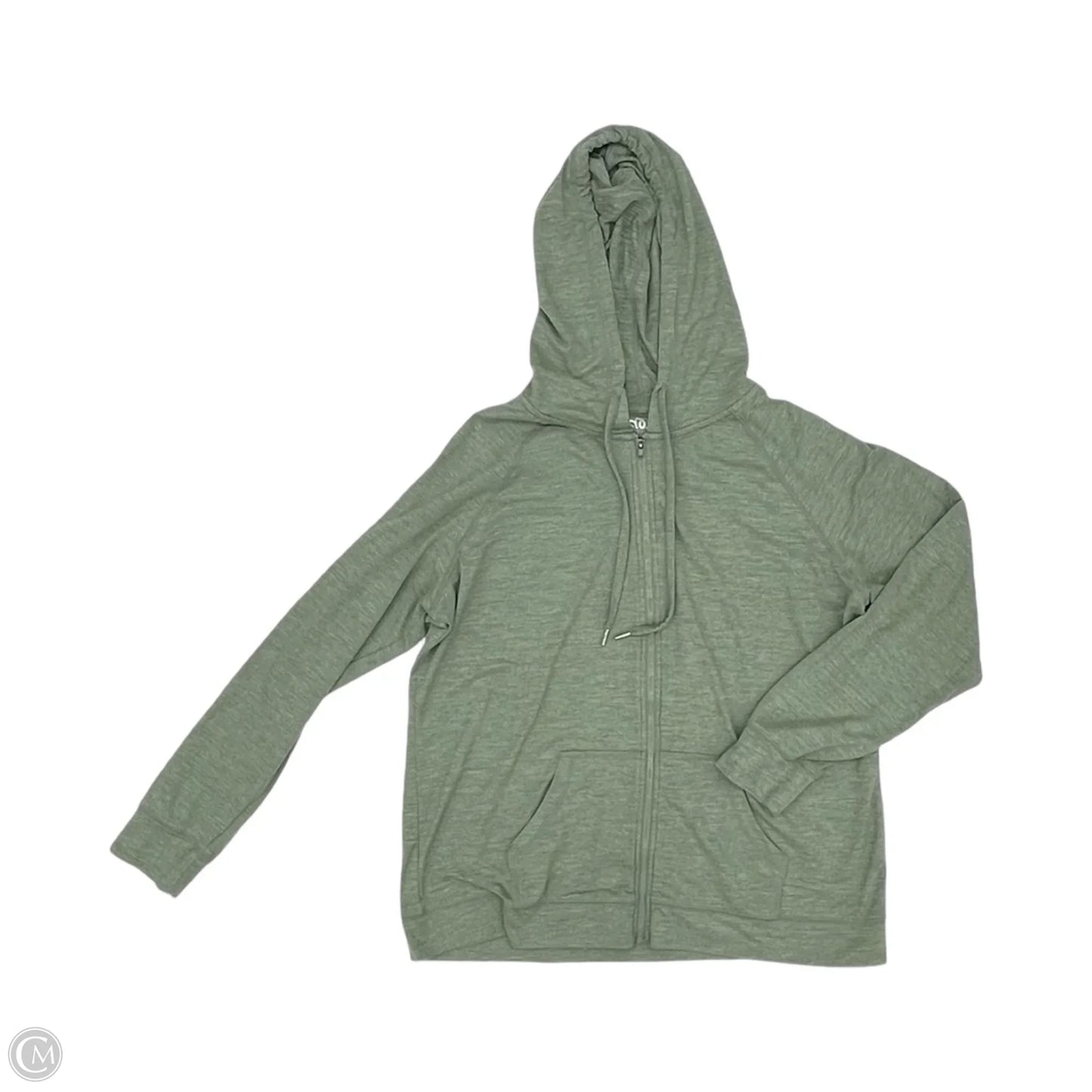 Athletic Jacket By Maurices In Green, Size: L