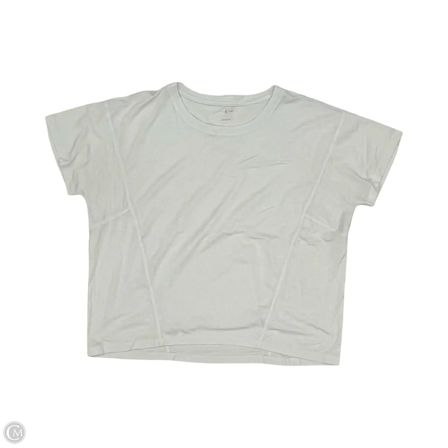 Top Short Sleeve By Lou And Grey In White, Size: L