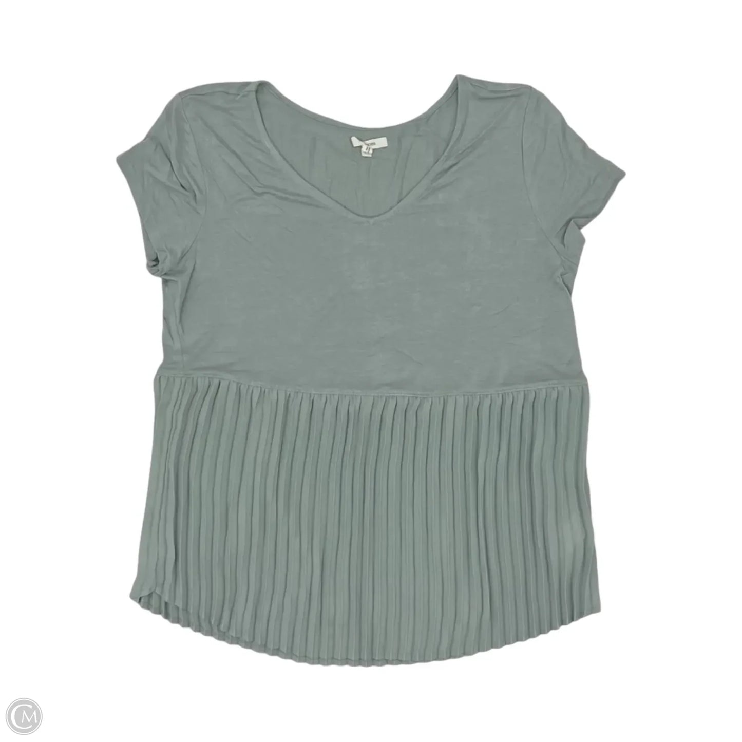 Top Short Sleeve By Maurices In Green, Size: S