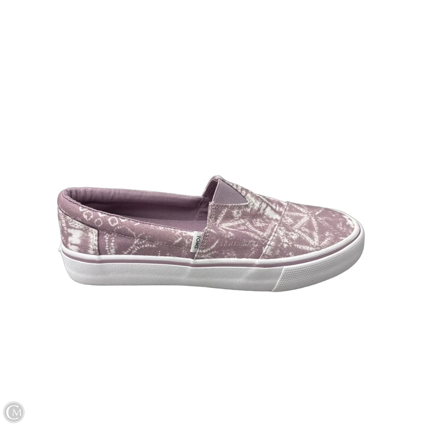 Shoes Flats By Toms In Purple, Size: 8