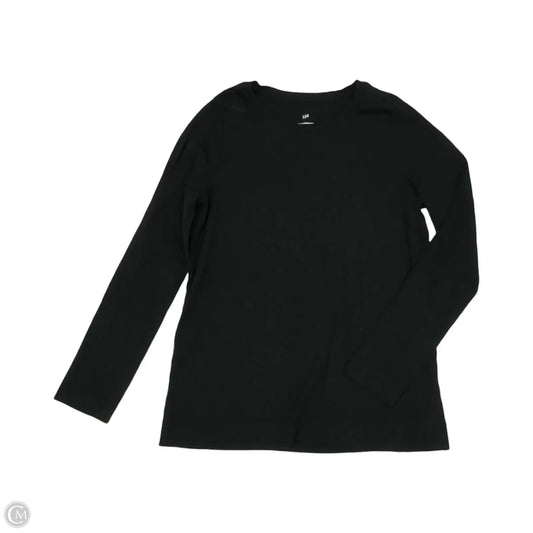 Top Long Sleeve Basic By J. Jill In Black, Size: M