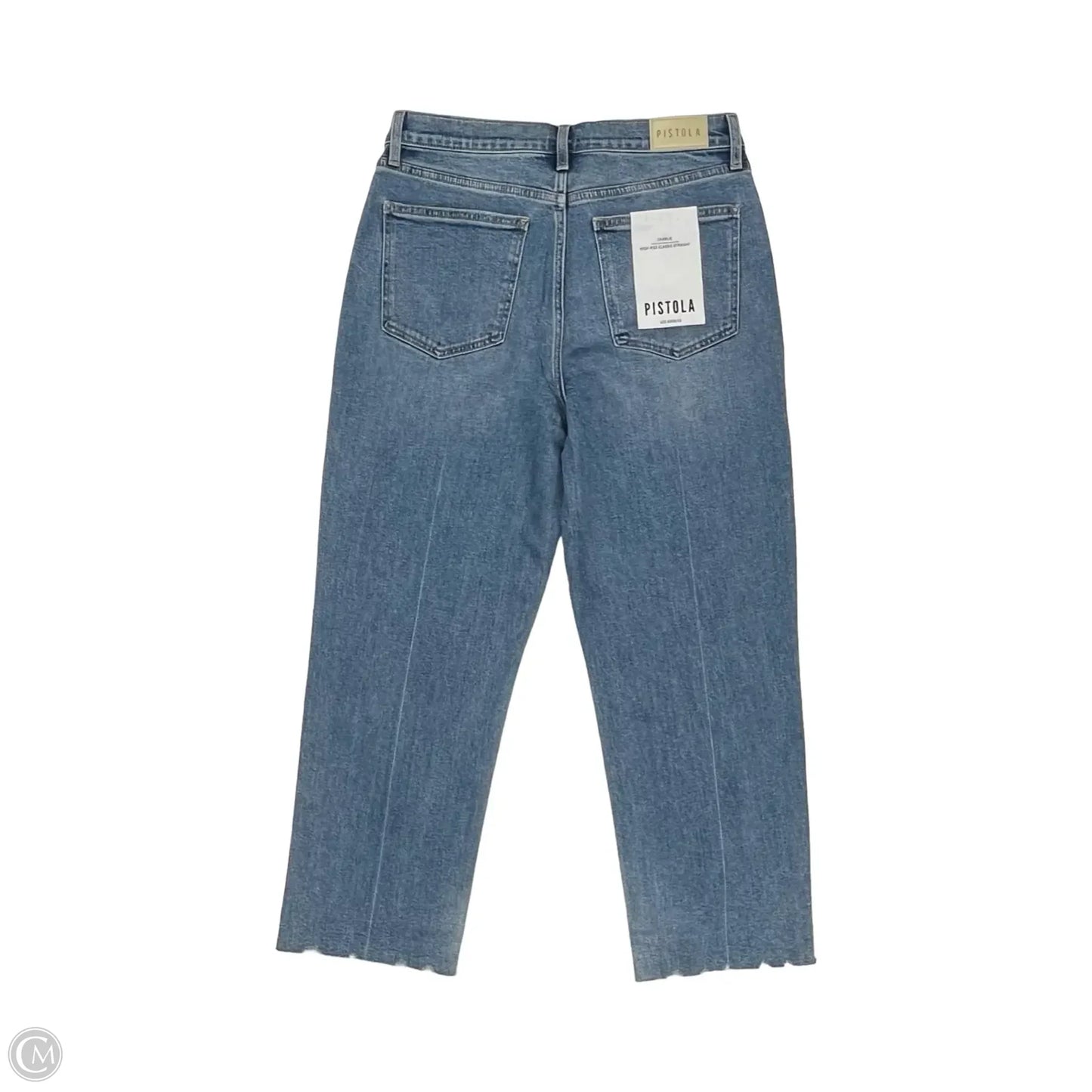 Jeans Straight By Pistola In Blue Denim, Size: 12