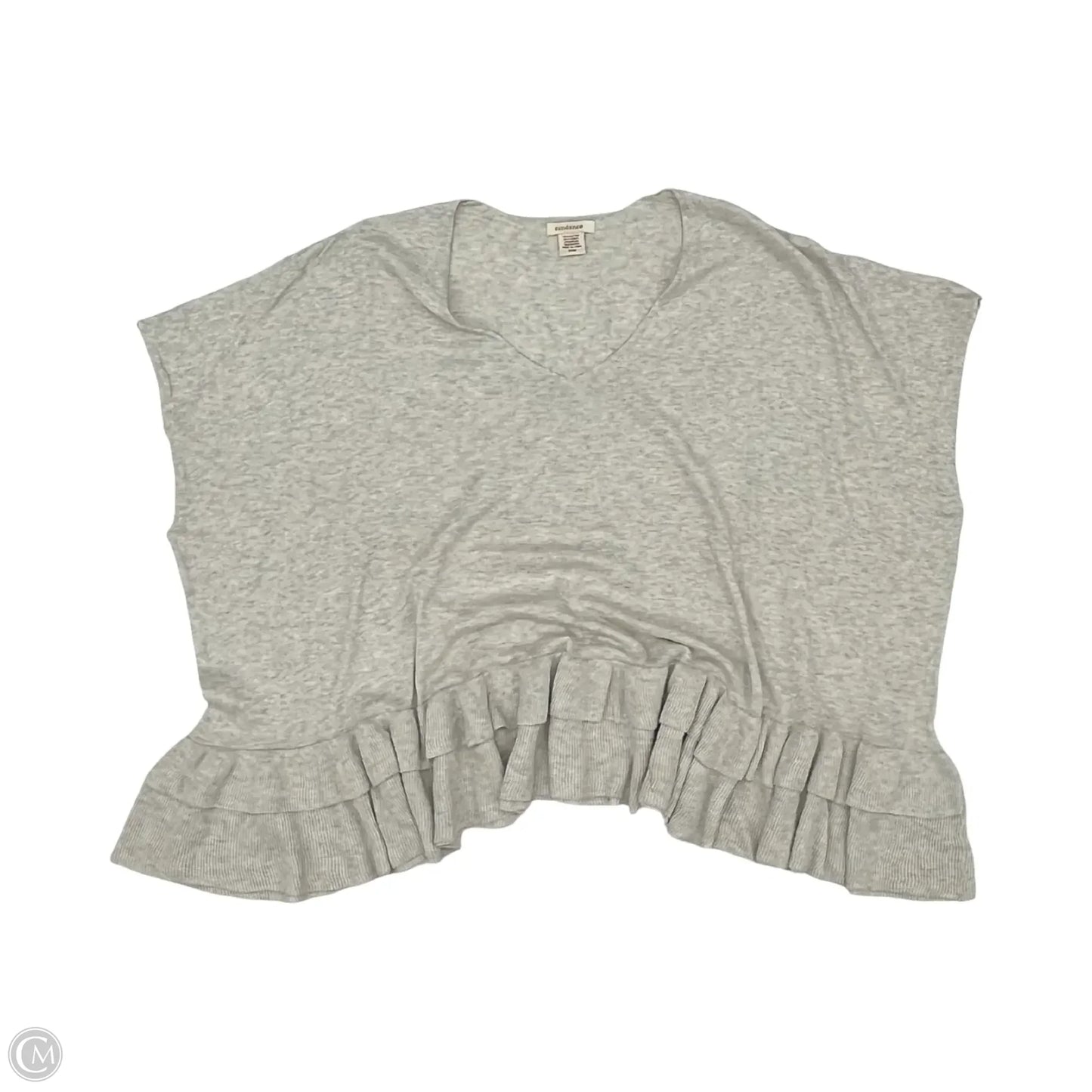 Sweater Short Sleeve By Sundance In Tan, Size: S