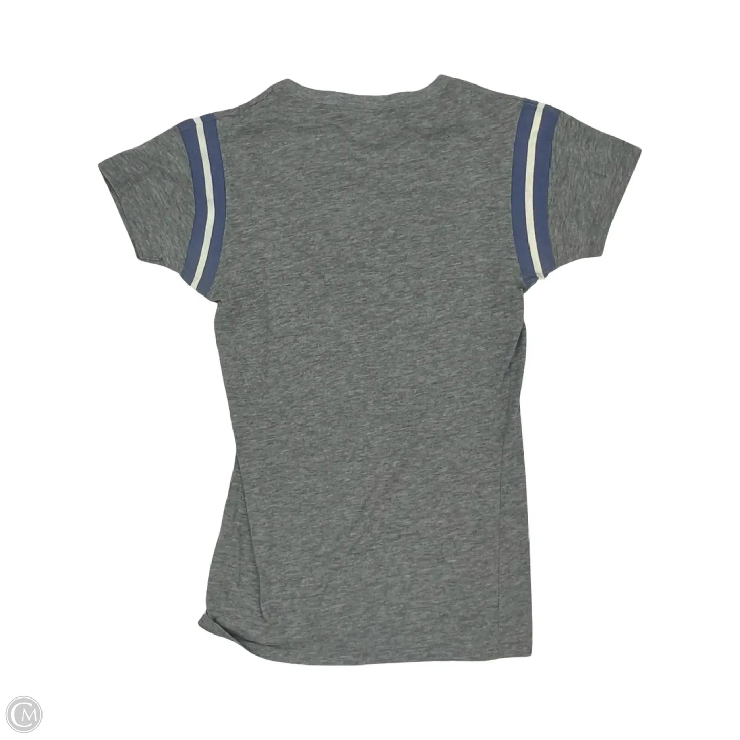Athletic Top Short Sleeve By Clothes Mentor In Grey, Size: M