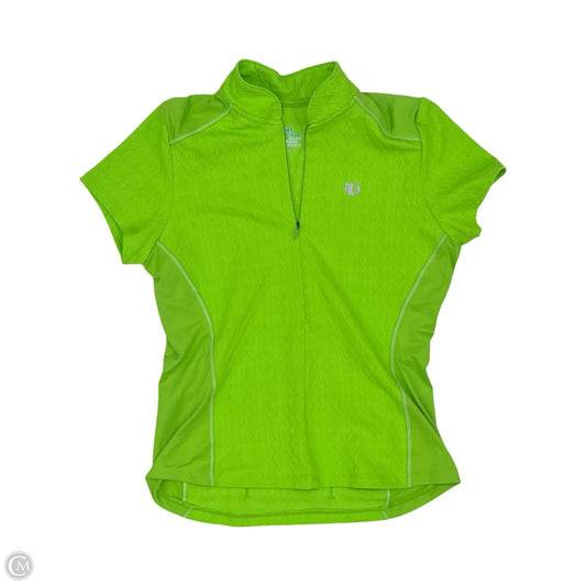 Athletic Top Short Sleeve By Pearl Izumi In Green, Size: M
