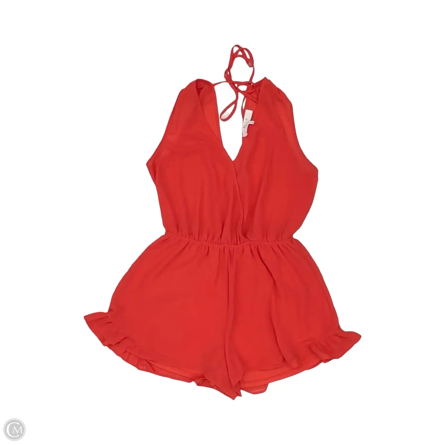 Romper By Astr In Coral, Size: S