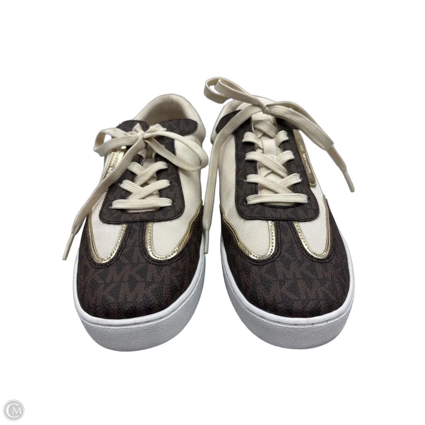 Shoes Designer By Michael Kors In Brown & Cream, Size: 11