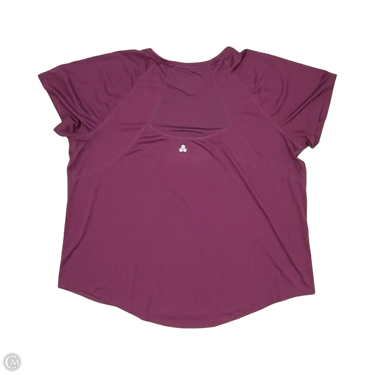 Athletic Top Short Sleeve By Tek Gear In Purple, Size: 2x