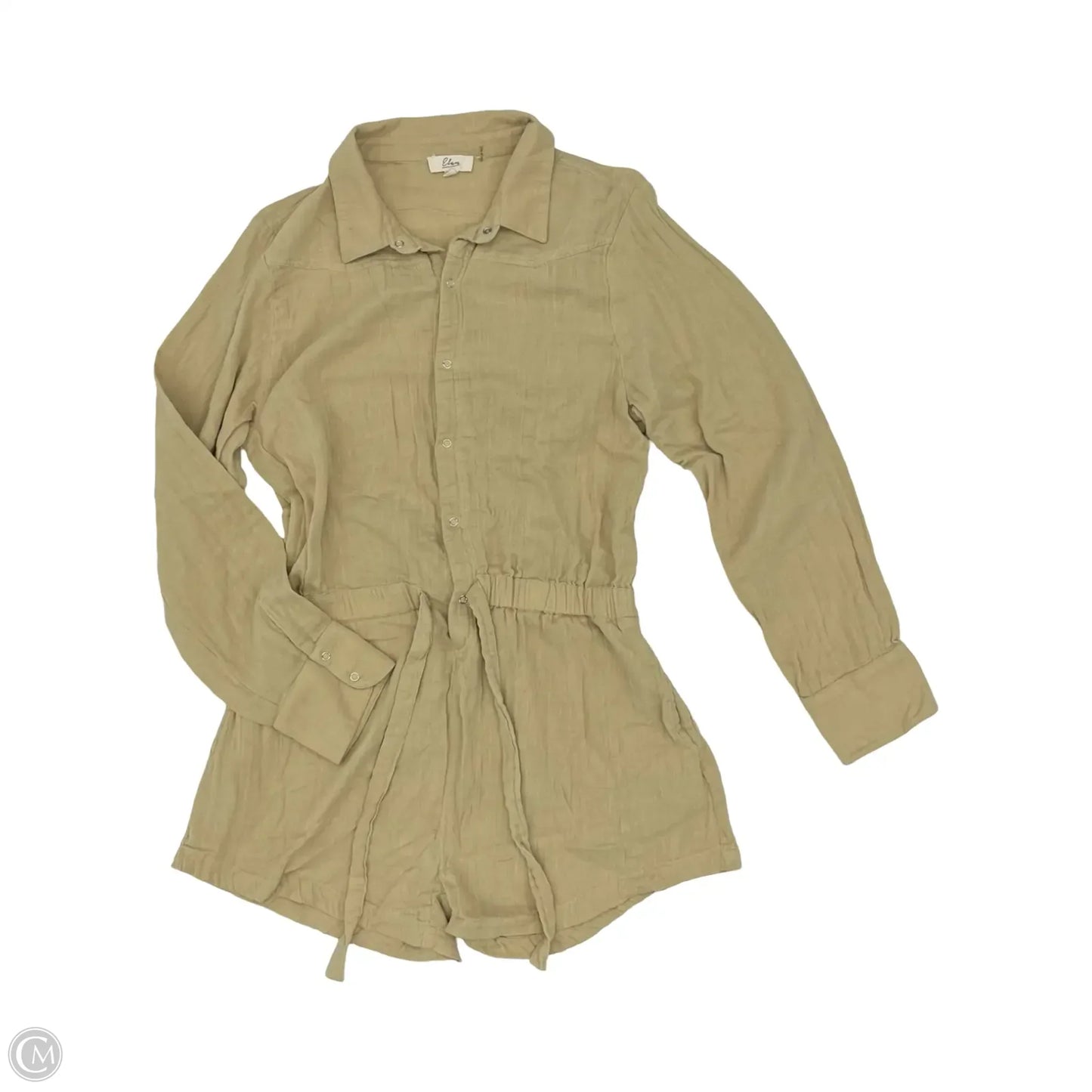 Romper By Elan In Tan, Size: L