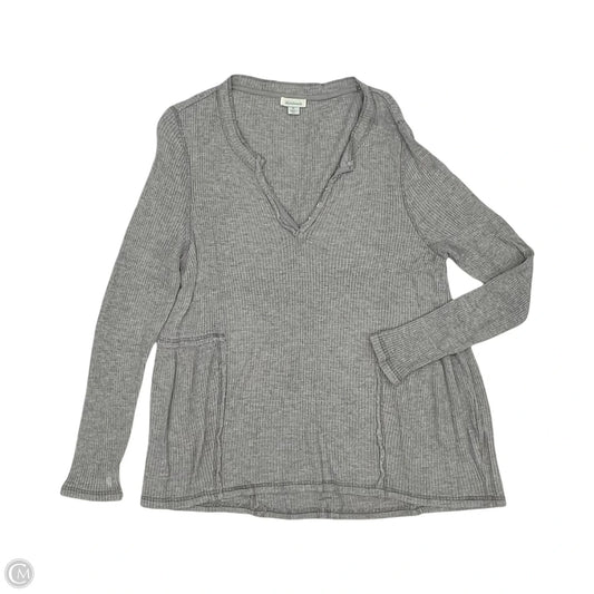 Top Long Sleeve By Sundance In Grey, Size: Xl