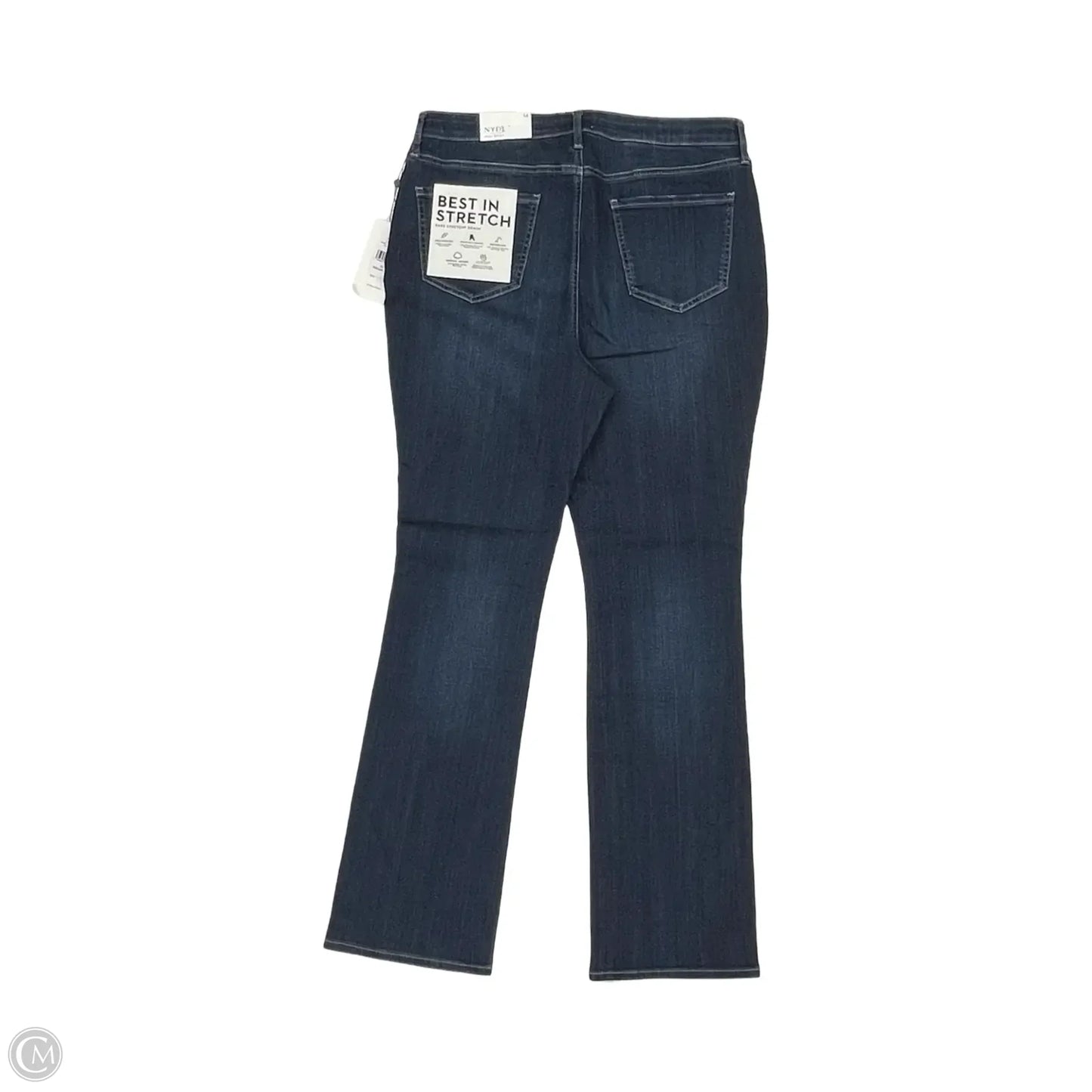 Jeans Boot Cut By Not Your Daughters Jeans In Blue Denim, Size: 14