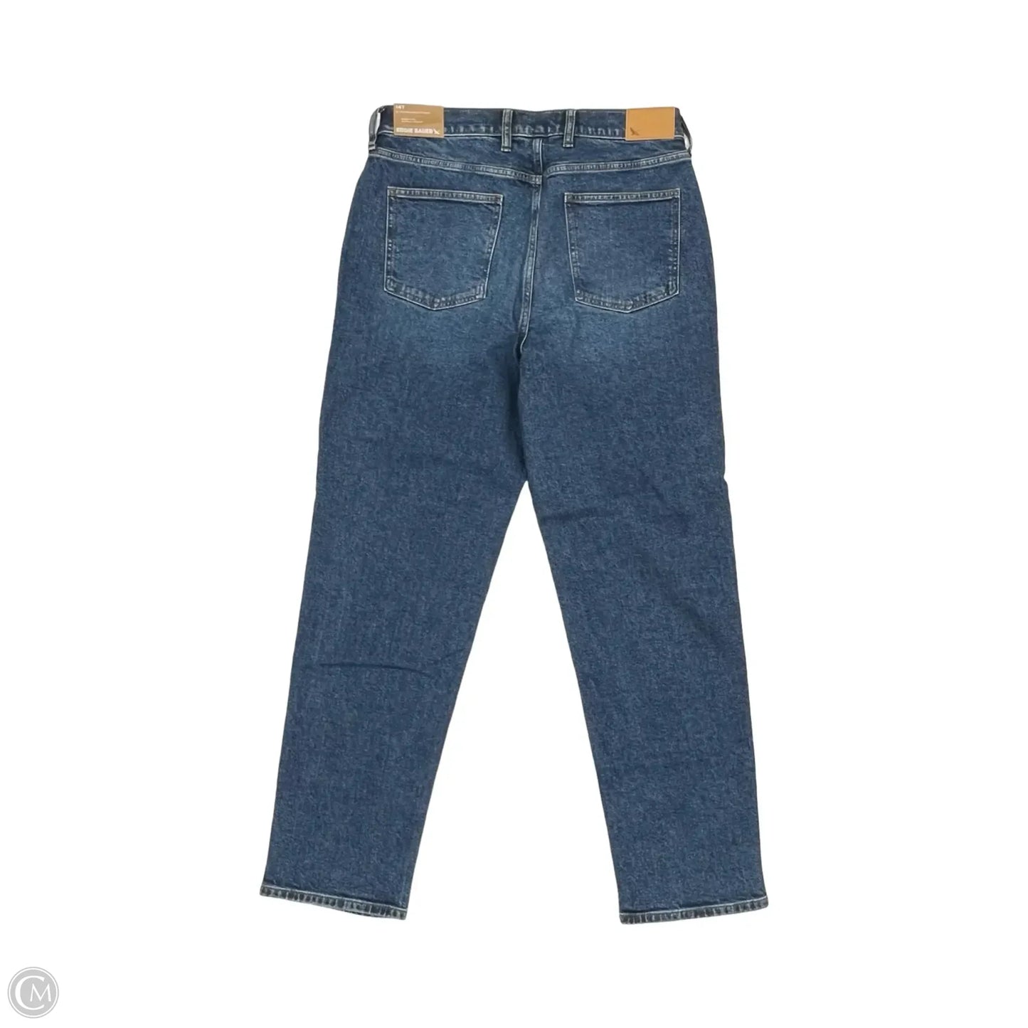 Jeans Straight By Eddie Bauer In Blue Denim, Size: 14l