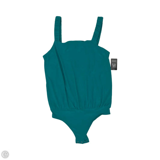 Bodysuit By Express In Teal, Size: S