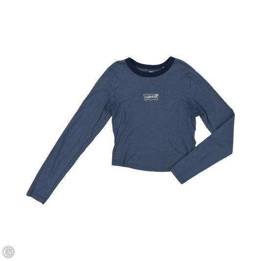 Top Long Sleeve By Levis In Blue, Size: S