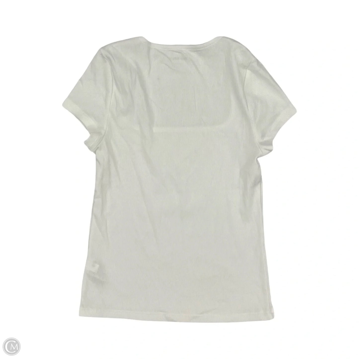 Top Short Sleeve Basic By Old Navy In White, Size: S