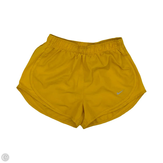 Athletic Shorts By Nike Apparel In Yellow, Size: S