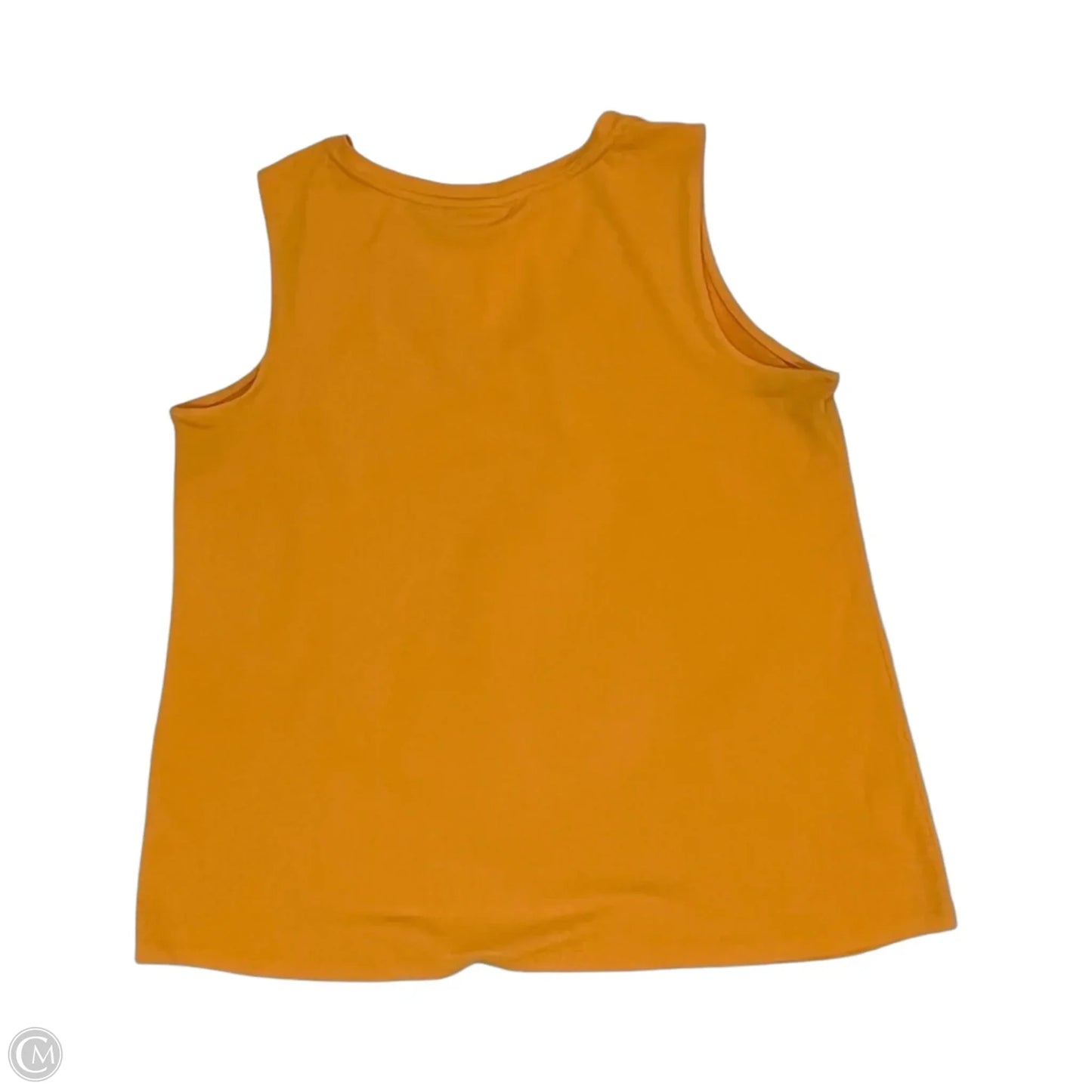 Blouse Sleeveless By Susan Graver In Orange, Size: L