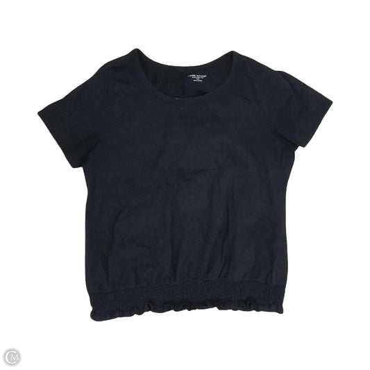 Top Short Sleeve By Lane Bryant In Navy, Size: 1x
