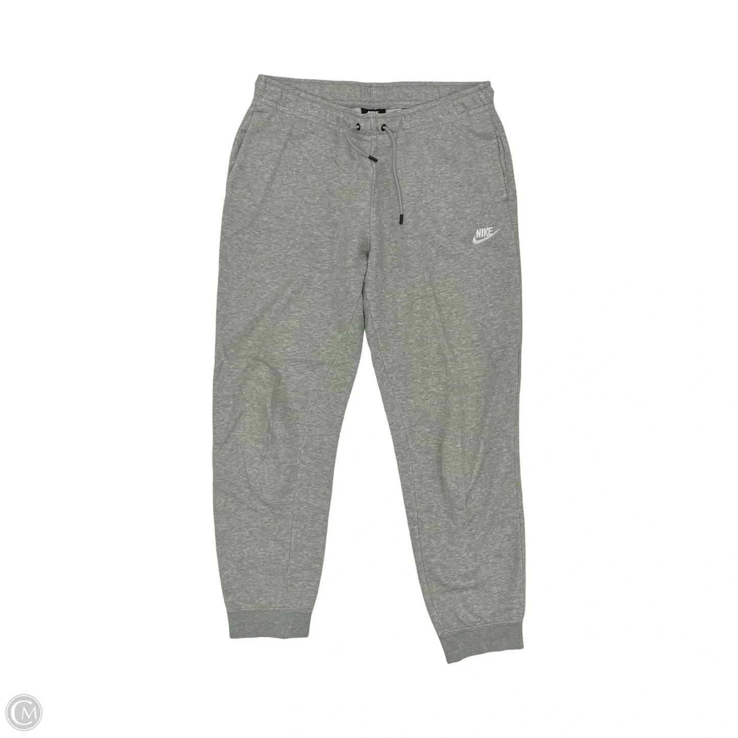 Athletic Pants By Nike Apparel In Grey, Size: M