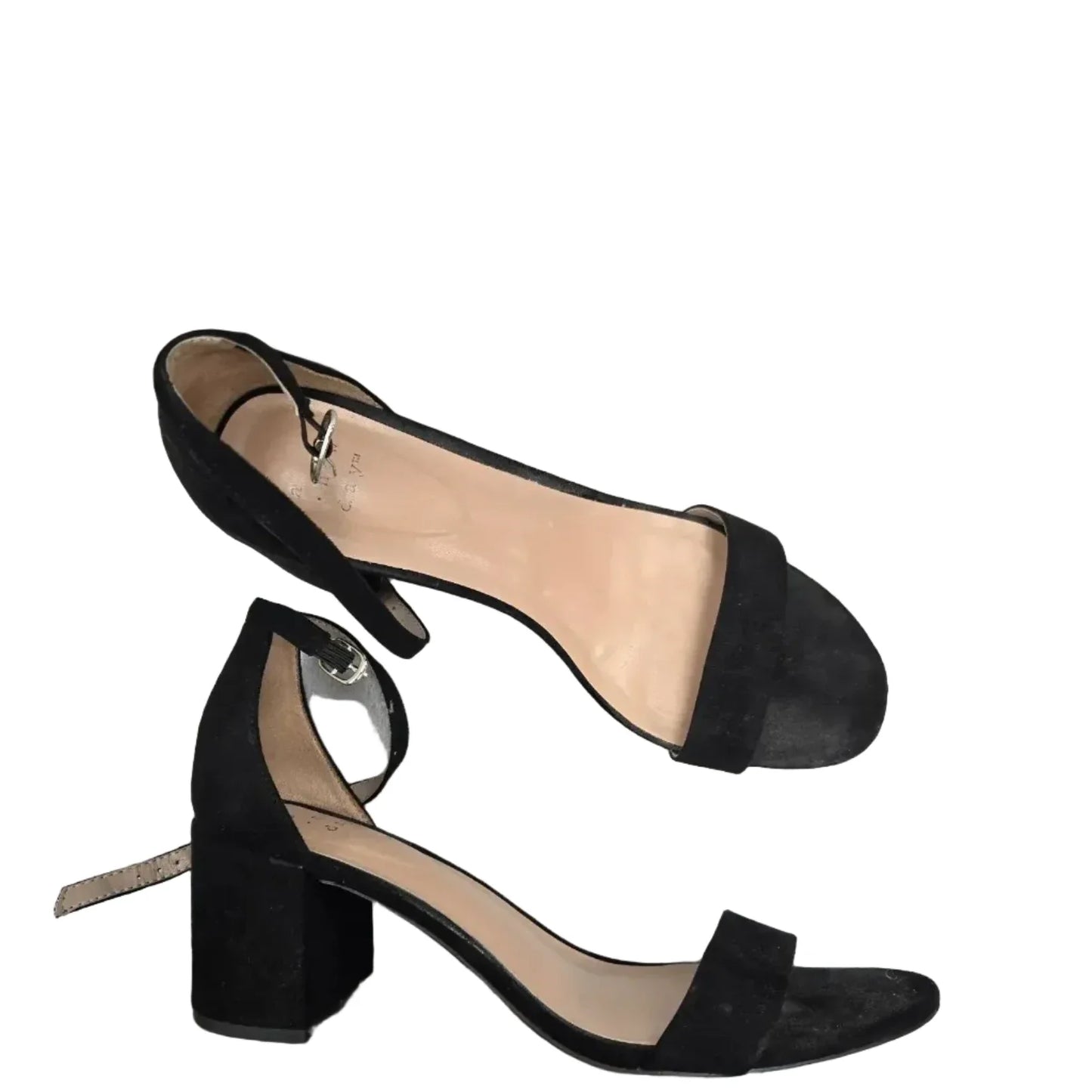 Sandals Heels Block By A New Day In Black, Size: 9