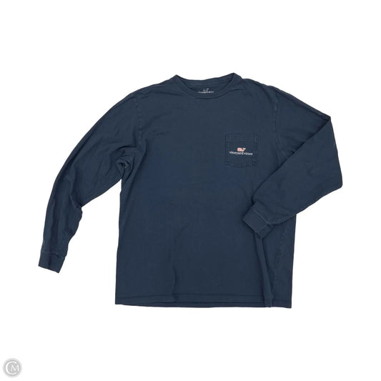 Top Long Sleeve By Vineyard Vines In Navy, Size: L
