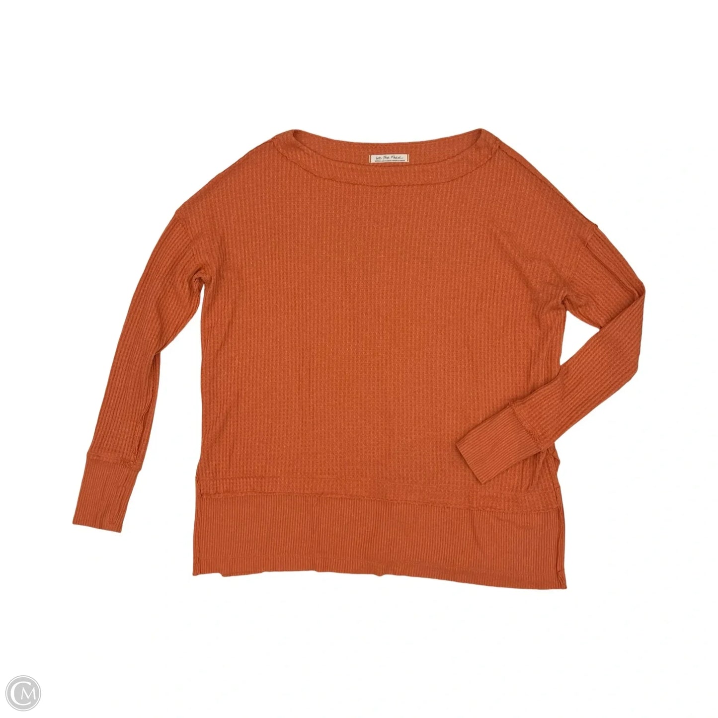 Tunic Long Sleeve By We The Free In Orange, Size: M