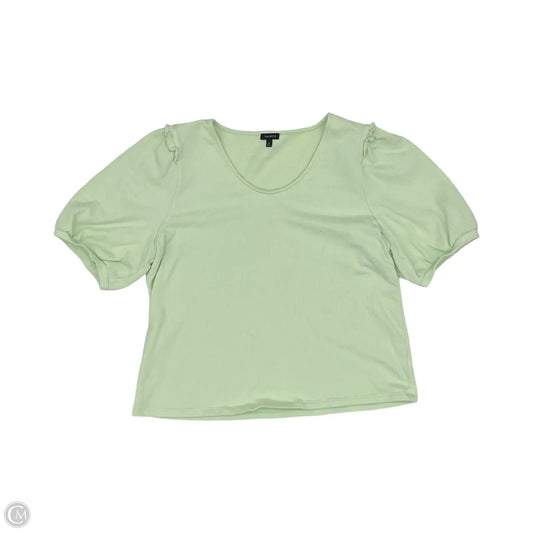 Top Short Sleeve By Talbots In Green, Size: Xl