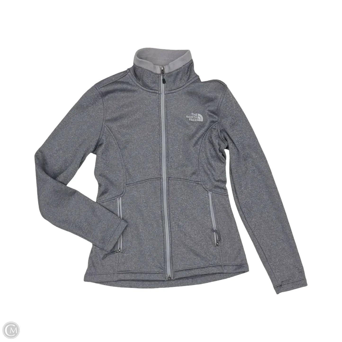Athletic Jacket By The North Face In Grey, Size: S
