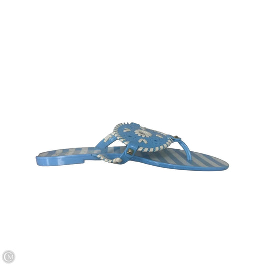 Sandals Flip Flops By Jack Rogers In Blue, Size: 10