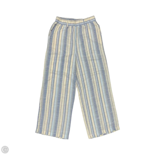 Pants Wide Leg By 89th And Madison In Blue & Cream, Size: M