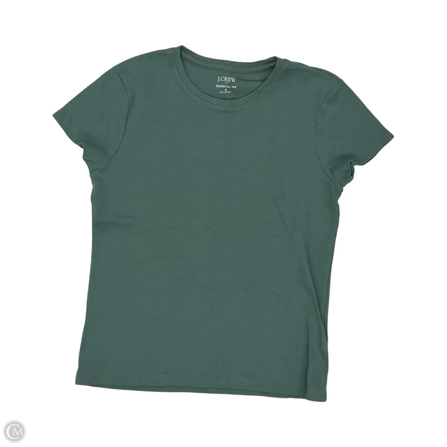 Top Short Sleeve Basic By J. Crew In Green, Size: S