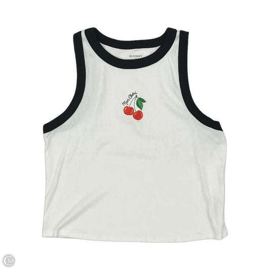 Tank Top By Old Navy In Black & White, Size: Xxl