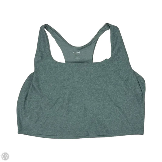 Athletic Tank Top By Old Navy In Green, Size: Xxl