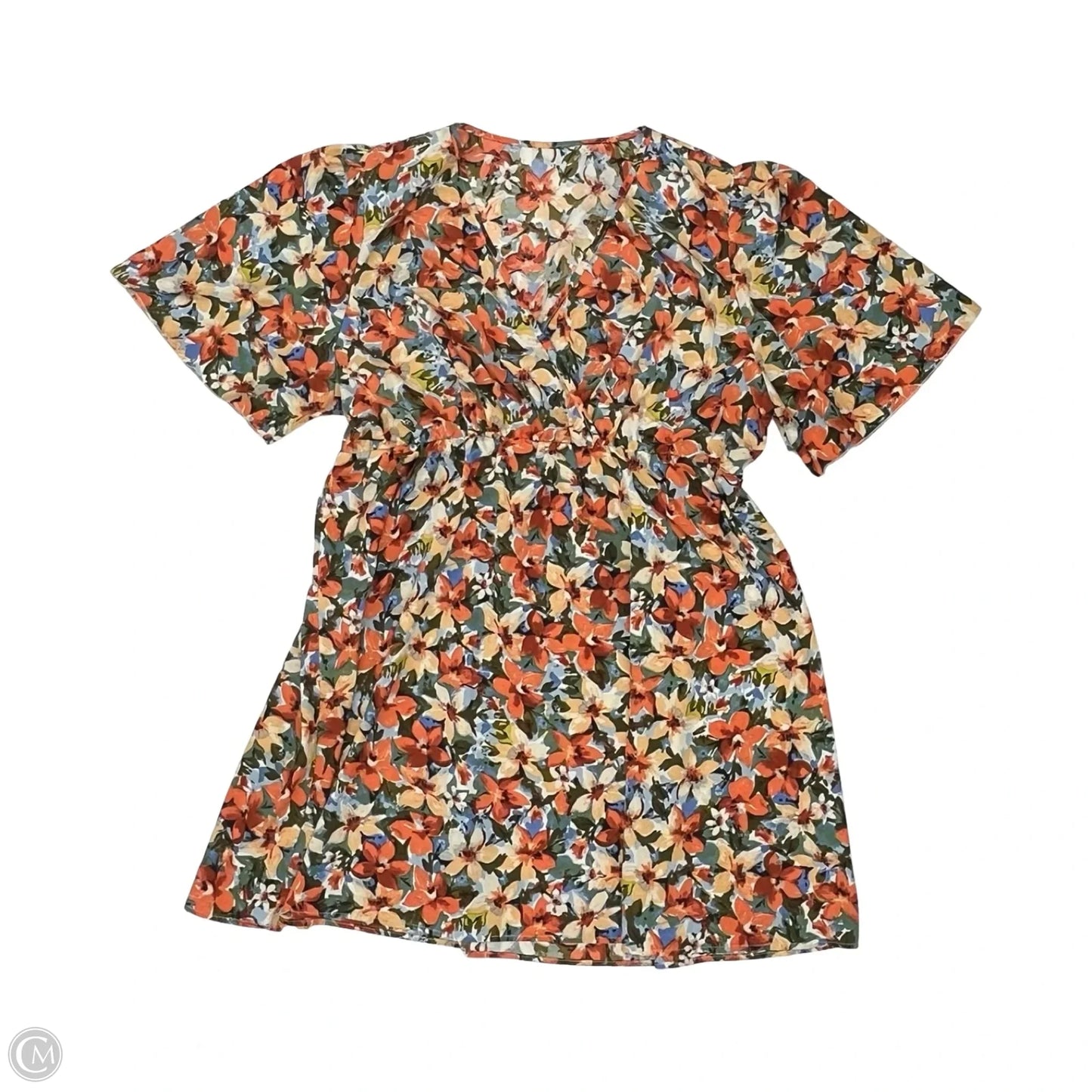 Dress Party Short By Cme In Floral Print, Size: Xxl