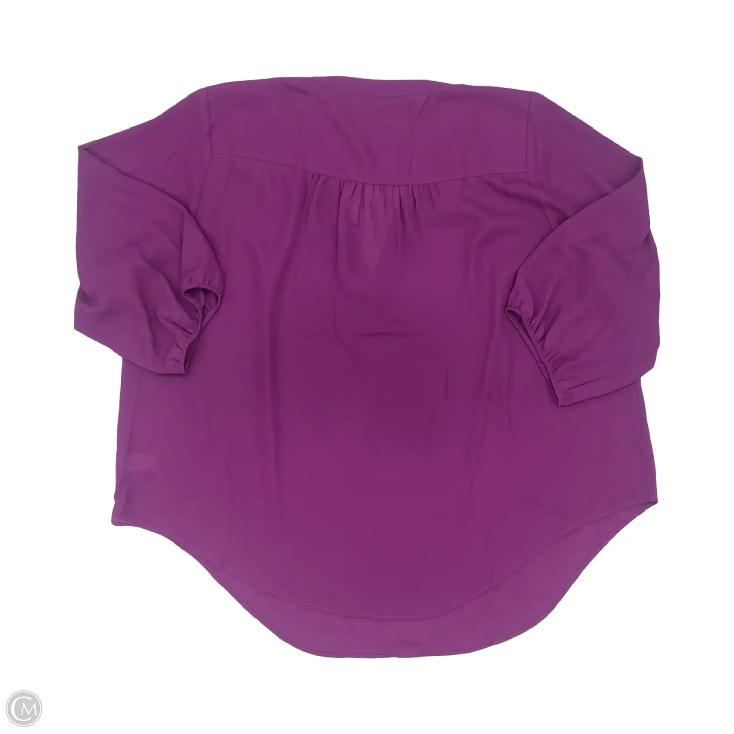 Blouse 3/4 Sleeve By Torrid In Purple, Size: 2x