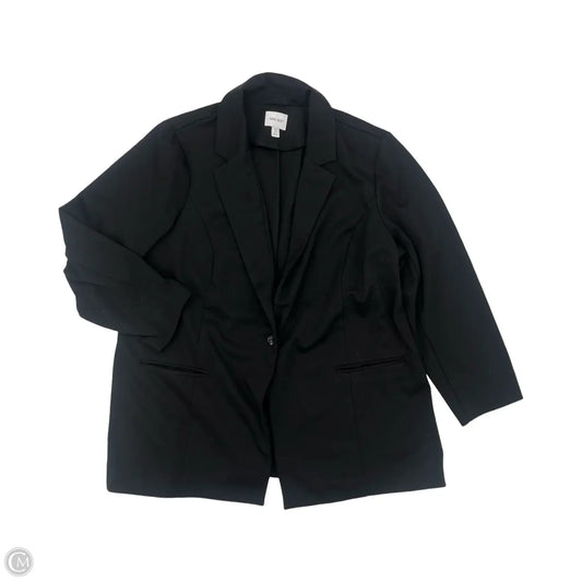 Blazer By Nine West Apparel In Black, Size: 2x
