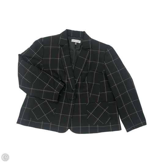 Blazer By Kasper In Black, Size: 2x
