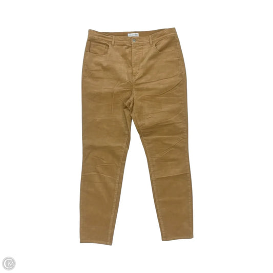 Pants Corduroy By Loft In Tan, Size: 14