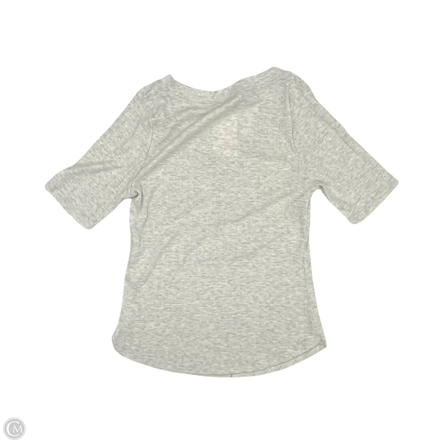 Top Short Sleeve By Doe & Rae In Grey, Size: M