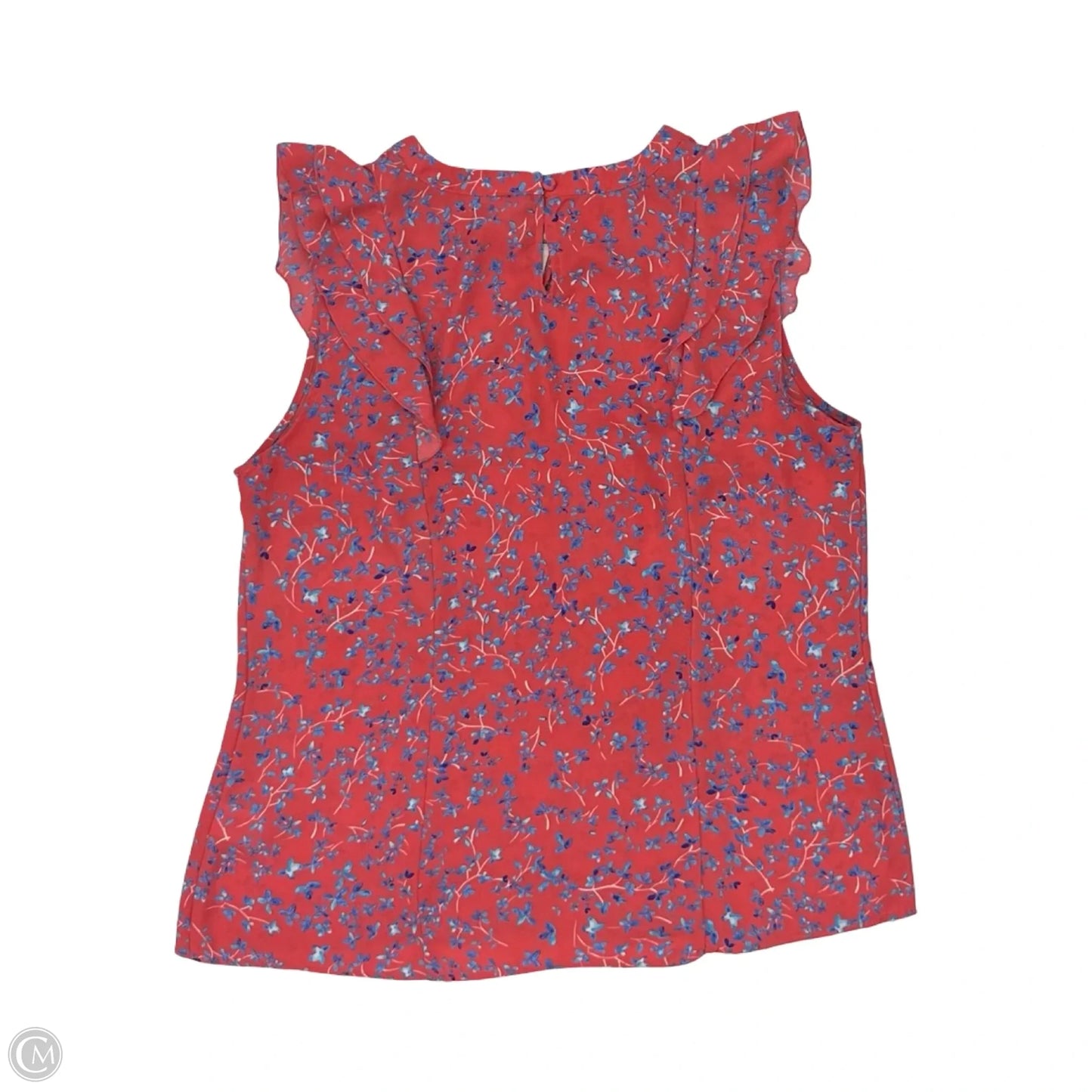Blouse Short Sleeve By Elle In Coral, Size: M
