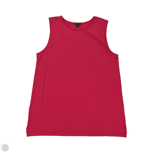 Top Sleeveless Basic By J. Jill In Pink, Size: L