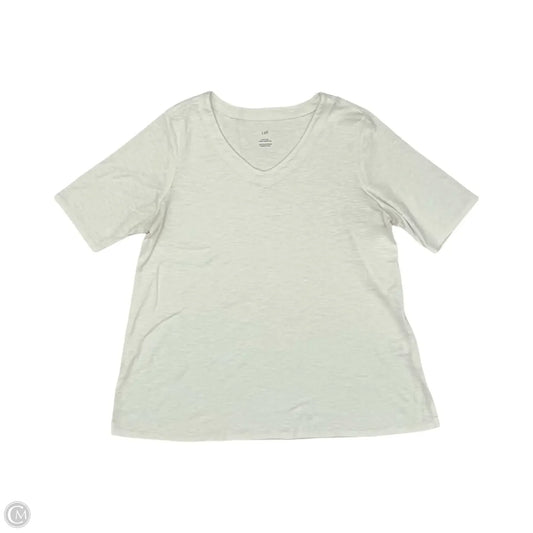 Top Short Sleeve By J. Jill In White, Size: L