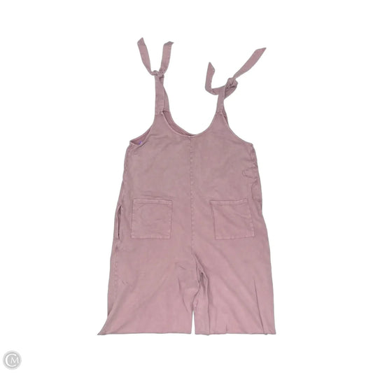 Overalls By Easel In Pink, Size: L