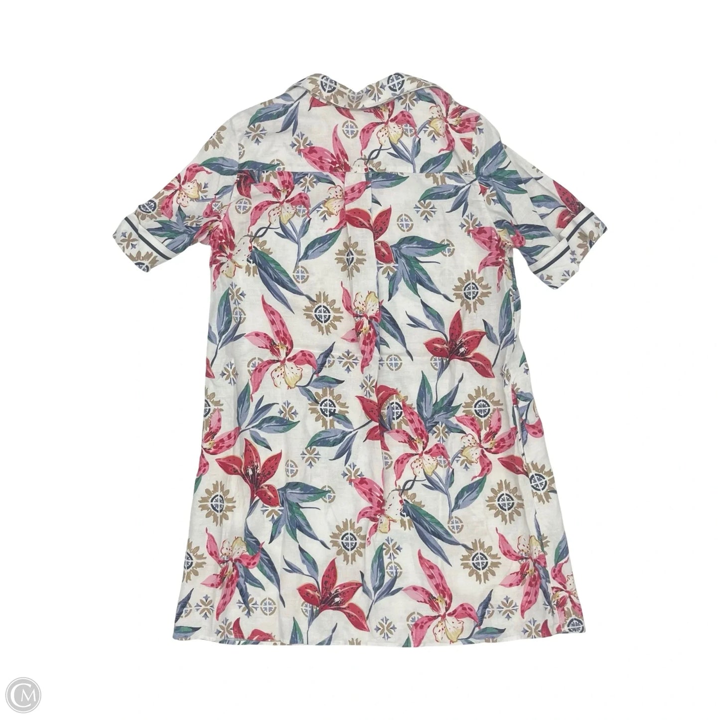 Dress Party Midi By Chicos In Floral Print, Size: 16