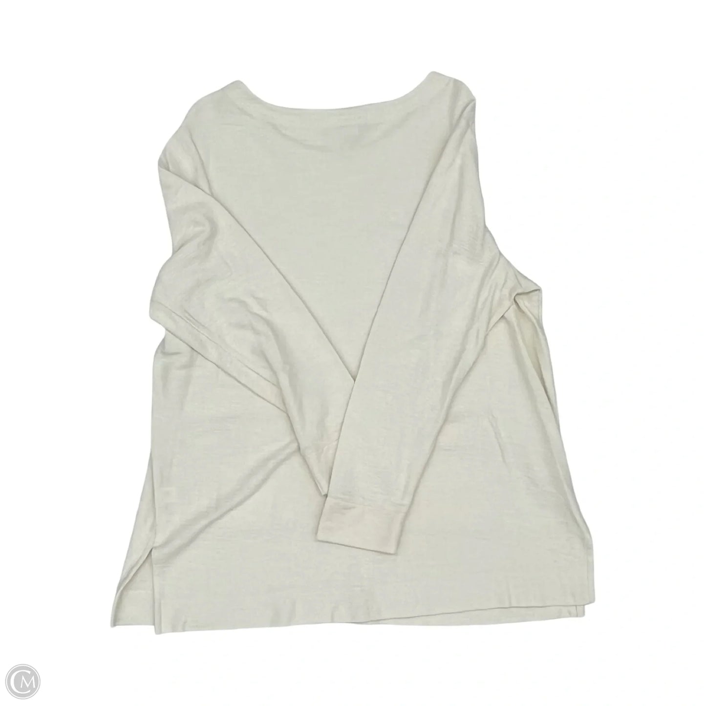 Tunic Long Sleeve By J. Jill In Cream, Size: Xl