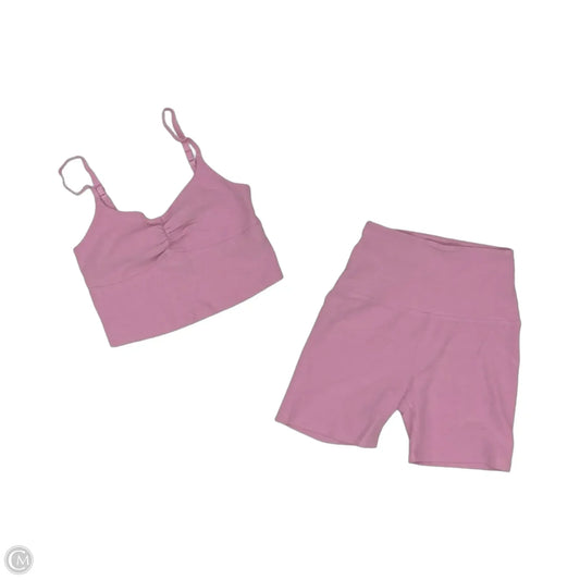 Athletic Shorts 2pc By Beyond Yoga In Pink, Size: Xs