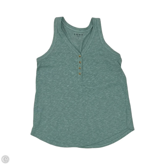 Tank Top By Loft In Green, Size: M