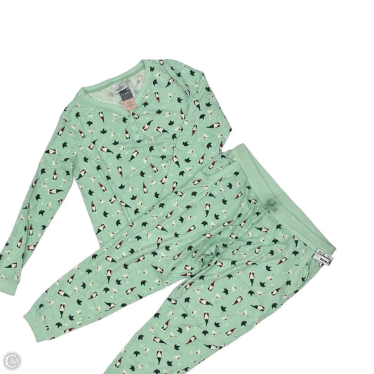 Pajamas 2pc By Serra In Green, Size: Xl