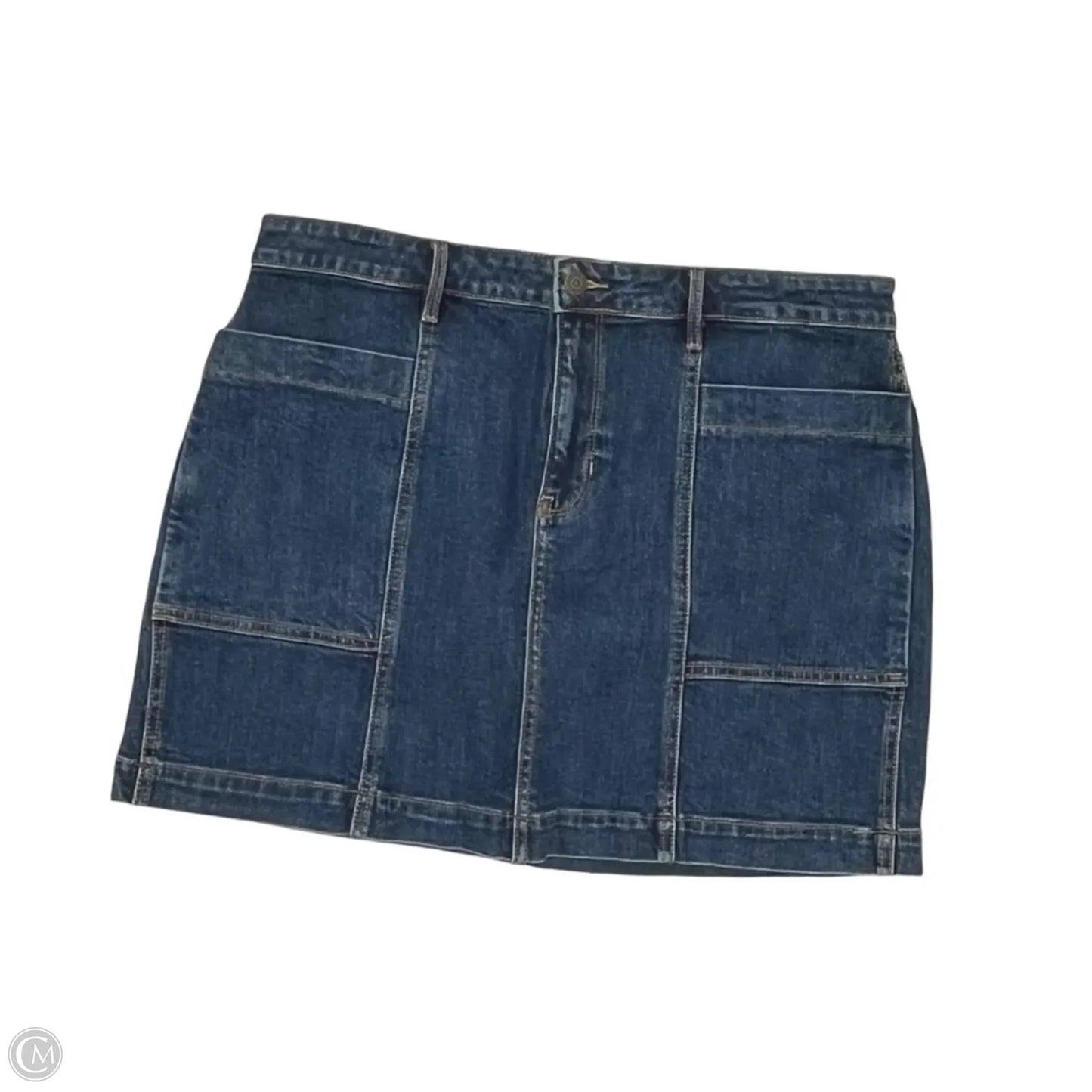 Skirt Mini & Short By Old Navy In Blue Denim, Size: 14