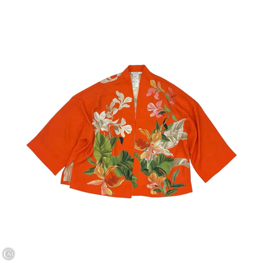 Bolero By Chicos In Orange, Size: S